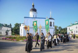 Крестный ход «Дорогой Спасителя» Псковская епархия 12 июля 2013 года