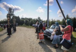 Крестный ход «Дорогой Спасителя» Псковская епархия 12 июля 2013 года
