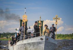 Крестный ход «Дорогой Спасителя» Псковская епархия 12 июля 2013 года