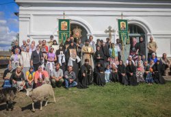 Крестный ход «Дорогой Спасителя» Псковская епархия 12 июля 2013 года