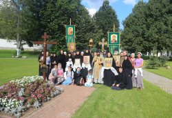 Крестный ход «Дорогой Спасителя» Псковская епархия 12 июля 2013 года