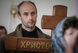 Крестный ход с иконой Спаса Елеазаровского на Талабские острова 12 июля 2014 года