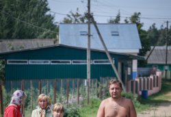 Крестный ход с иконой Спаса Елеазаровского на Талабские острова 12 июля 2014 года