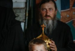 Крестный ход с иконой Спаса Елеазаровского на Талабские острова 12 июля 2014 года