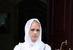 Первосвятительский визит в Псковскую епархию. Чин малого освящения храма Трех святителей в Псковском государственном педагогическом университете