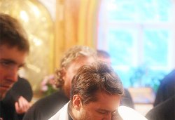 Первосвятительский визит в Псковскую епархию. Посещение пещер Псково-Печерского монастыря