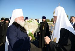 Первосвятительский визит Святейшего Патриарха Московского и всея Руси Кирилла в Псковскую епархию 3 сентября 2014 года