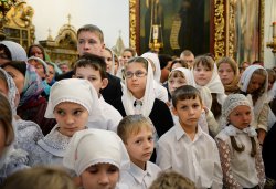 Первосвятительский визит Святейшего Патриарха Московского и всея Руси Кирилла в Псковскую епархию 3 сентября 2014 года