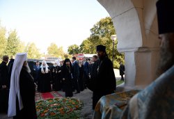 Первосвятительский визит Святейшего Патриарха Московского и всея Руси Кирилла в Псковскую епархию 3 сентября 2014 года