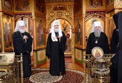 Первосвятительский визит Святейшего Патриарха Московского и всея Руси Кирилла в Псковскую епархию 3 сентября 2014 года