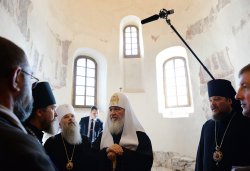 Первосвятительский визит Святейшего Патриарха Московского и всея Руси Кирилла в Псковскую епархию 3 сентября 2014 года