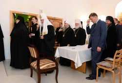 Первосвятительский визит Святейшего Патриарха Московского и всея Руси Кирилла в Псковскую епархию 3 сентября 2014 года
