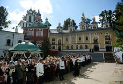 Первосвятительский визит Святейшего Патриарха Московского и всея Руси Кирилла в Псковскую епархию 3 сентября 2014 года