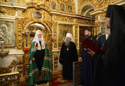 Первосвятительский визит Святейшего Патриарха Московского и всея Руси Кирилла в Псковскую епархию 3 сентября 2014 года