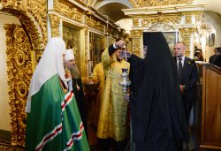 Первосвятительский визит Святейшего Патриарха Московского и всея Руси Кирилла в Псковскую епархию 3 сентября 2014 года