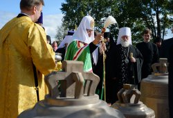 Первосвятительский визит Святейшего Патриарха Московского и всея Руси Кирилла в Псковскую епархию 3 сентября 2014 года