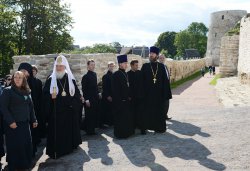 Первосвятительский визит Святейшего Патриарха Московского и всея Руси Кирилла в Псковскую епархию 3 сентября 2014 года