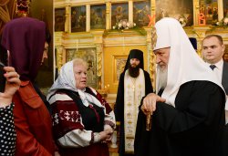 Первосвятительский визит Святейшего Патриарха Московского и всея Руси Кирилла в Псковскую епархию 3 сентября 2014 года
