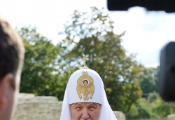Первосвятительский визит Святейшего Патриарха Московского и всея Руси Кирилла в Псковскую епархию 3 сентября 2014 года