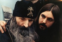Схиигумен Мелхиседек и послушник Георгий