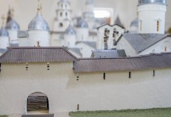 Большой макет Псковского кремля в формах XV века, сентябрь 2013 года