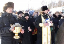 Крестный ход вокруг Пскова 26 января 2012 года
