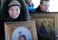 Крестный ход вокруг Пскова 26 января 2012 года