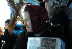 Крестный ход вокруг Пскова 26 января 2012 года
