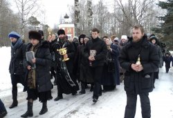 Крестный ход вокруг Пскова 14 марта 2012 года