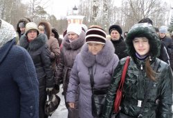Крестный ход вокруг Пскова 14 марта 2012 года
