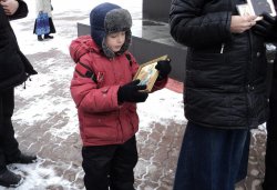 Крестный ход вокруг Пскова 14 марта 2012 года
