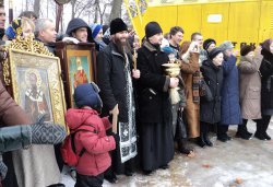 Крестный ход вокруг Пскова 14 марта 2012 года