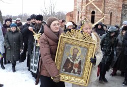 Крестный ход вокруг Пскова 14 марта 2012 года