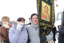 Крестный ход вокруг Пскова 14 марта 2012 года