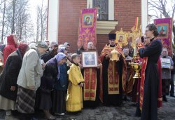 Крестный ход вокруг Пскова 26 апреля 2012 года
