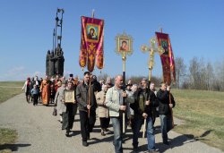 Крестный ход вокруг Пскова 26 апреля 2012 года