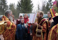 Крестный ход вокруг Пскова 26 апреля 2012 года