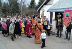Крестный ход вокруг Пскова 26 апреля 2012 года