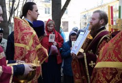 Крестный ход вокруг Пскова 26 апреля 2012 года