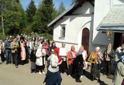 Крестный ход вокруг Пскова 15 мая 2012 года
