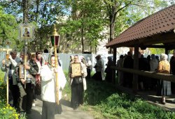 Крестный ход вокруг Пскова 15 мая 2012 года