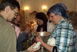 Крестный ход вокруг Пскова 13 июня 2012 года