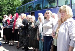 Крестный ход вокруг Пскова 13 июня 2012 года
