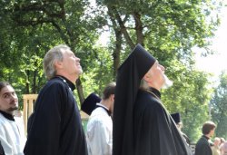 Освящение куполов и колоколов храма в Крестах 4 июля 2012 года