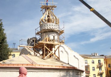 Чин освящения крестов храма преподобного Сергия Радонежского с Залужья, 25 августа 2015 года