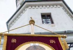 Крестный ход с иконой Спаса Елеазаровского на Талабские острова 12 июля 2012 года. Фоторепортаж Андрея Кокшарова