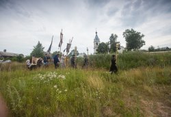 Крестный ход с иконой Спаса Елеазаровского на Талабские острова 12 июля 2012 года. Фоторепортаж Андрея Кокшарова