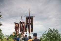 Крестный ход с иконой Спаса Елеазаровского на Талабские острова 12 июля 2012 года. Фоторепортаж Андрея Кокшарова