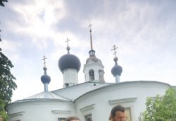 Крестный ход с иконой Спаса Елеазаровского на Талабские острова 12 июля 2012 года. Фоторепортаж Андрея Кокшарова