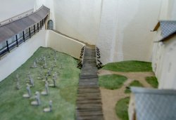 Большой макет Псковского кремля в формах XV века, сентябрь 2013 года